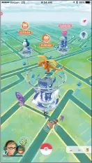  ??  ?? Raid Battles pop up on Gyms all around the map