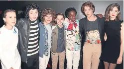  ?? Picture: Getty Images. ?? The cast of Stranger Things, which won Show of the Year.
