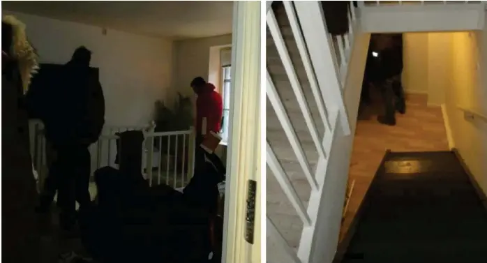  ?? FOTO: BERGEN KOMMUNE ?? NY TRAPP: Denne trappen var satt inn i huset, uten tillatelse.