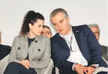  ?? ROMINA SOLÍS ?? Alcalde y Francisco Cervantes, dirigente del CCE