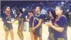  ?? L.A. TIMES ?? The Bonita Vista players get their second-place ribbons after losing to Fresno Central in the D-II state title game.