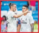  ??  ?? Bale y James.