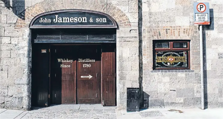  ??  ?? Whiskey history: Dublin’s Old Jameson Distillery, which dates to 1780.