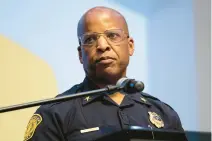  ?? BILLY SCHUERMAN/STAFF FILE ?? Norfolk Chief of Police Mark Talbot said his department will be looking at issues broader than DUIs this holiday season.“Our focus will be making sure that we have resources in the right places to reduce the possibilit­y of violence,” he said.