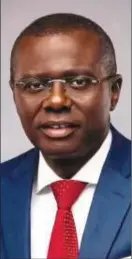  ?? ?? Governor Babajide Sanwo-Olu