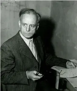  ??  ?? Right: Joachim von Ribbentrop sits in a cell during the Nuremberg Trials in Nuremberg, Germany, on November 26, 1945. On October 16, 1946, the former Nazi foreign minister was executed for war crimes and crimes against humanity. 35