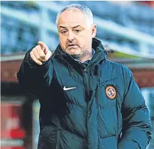  ??  ?? Dundee United manager Ray McKinnon.