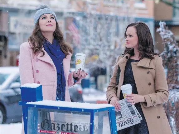  ?? — NETFLIX ?? Lauren Graham, left, and Alexis Bledel star in Gilmore Girls: A Year in the Life, which debuts on Netflix starting Nov. 25.