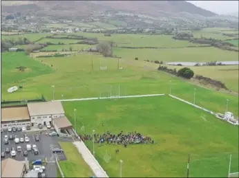  ??  ?? Cooley Kickhams have plans for a floodlit walking track at their home in Fr McEvoy Park.