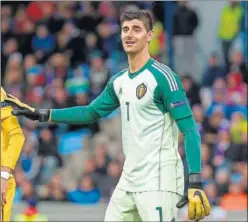  ??  ?? INÉDITO. Courtois apenas tuvo que hacer dos paradas en Islandia.