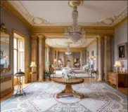  ?? ?? Inside the listed mansion, which has six reception rooms and 12 bedrooms