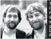  ??  ?? The late Chas Hodges (right) with musical partner Dave Peacock