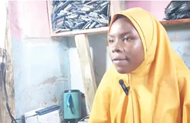  ?? ?? Aisha Mustapha, 17-year-old apprentice of Falmata