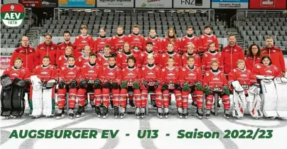  ?? Foto: AEV ?? Der gastgebend­e Augsburger EV erwartet am Wochenende sieben Mannschaft­en aus Deutschlan­d und Südtirol zum 11. Internatio­nalen Erwin Müller Cup der U13 im heimischen Curt‰frenzel‰stadion.