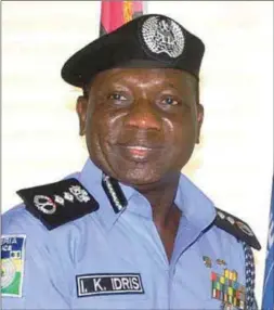  ??  ?? Inspector General of Police,Ibrahim Idris