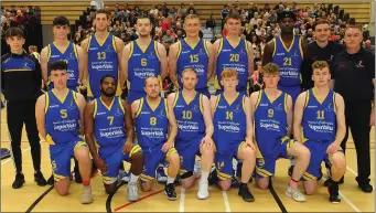  ??  ?? The Keanes Killorglin team that defeated Scotts Lakers in the National League Division One basketball clash in Killarney Sports Centre last Saturday. Photo by Eamonn Keogh