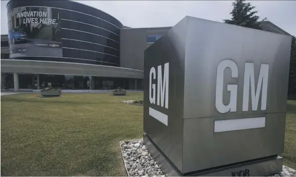  ?? TIJANA MARTIN/THE CANADIAN PRESS ?? General Motors is no longer the dominant force it once was in the global automotive industry.