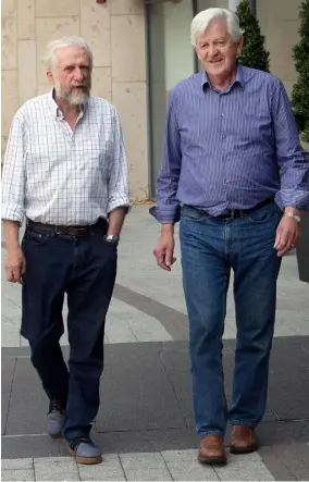  ??  ?? Willie Kealy with Tony Hickey, who led the investigat­ion into Veronica’s murder
