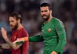  ?? AFP ?? Alisson, 25 anni, è alla Roma dal 2016