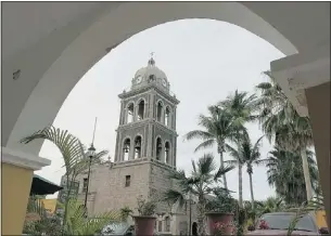  ?? — PHOTOS: THE ASSOCIATED PRESS ?? The Mission of Our Lady of Loreto, first establishe­d in 1697, is baroquesty­le church that still functions today.