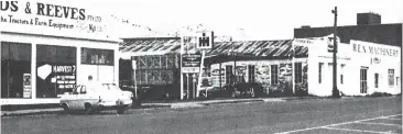  ??  ?? Re-branded as R.E.N Machinery in the Palmerston Street ‘trucks and tractors’ precinct (photo circa 1973).