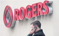  ?? DARREN CALABRESE THE CANADIAN PRESS ?? Rogers Communicat­ions says toll-free calls are up more than 300 per cent as workers apply for federal support programs.