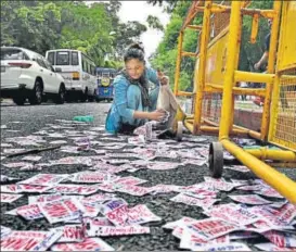  ?? HT FILE ?? Major players in the fray include the ABVP and NSUI. The left wing All India Students Associatio­n (AISA) is also one of the more vocal participan­ts.