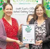  ?? ?? Two road crossing patrol awards were handed out at the ceremony - one for Medway and one for Kent. The winners were Jackie Castaneda who serves both Rainham School for Girls and The Howard School and, right, Alison Bentley from Brookfield Junior School, Larkfield