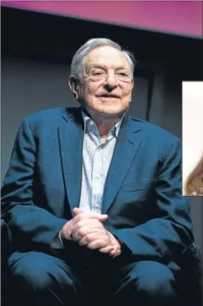  ?? LAURA GUERRERO / ARCHIVO ?? George Soros y Esther Koplowitz