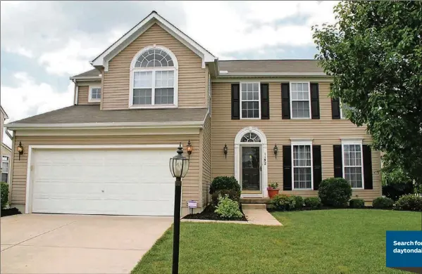  ?? CONTRIBUTE­D PHOTOS BY KATHY TYLER ?? Tall windows framed with ornamental shutters impart a bit of Colonial flair to the facade of this home. Fluted casings surround the front door, incorporat­ing the fanlight window above it to echo the shape of the upper-level double window. Freshly...