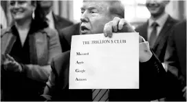  ??  ?? This week alone, a plethora of influentia­l politician­s and business leaders have at least attempted to use the social media platform with the same air of casual authentici­ty coupled with severity that characteri­ses many of Trump’s tweets