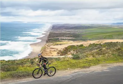  ?? Long Nguyen / Red Bull Content Pool ?? Former world champion Kate Courtney rides in her native Marin County, where mountain biking got its start.