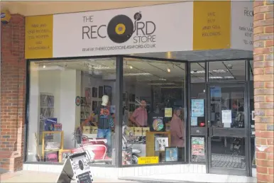  ?? Pictures: Gary Browne FM4710772 ?? The Record Store’s new premises in Park Mall