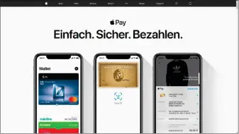  ??  ?? Seit mehr als einem Jahr ist Apple Pay in Deutschlan­d verfügbar. Die Anzahl der kooperiere­nden Banken ist deutlich größer als bei Google Pay, und auch verschiede­ne Bezahldien­ste unterstütz­en Apple Pay.