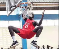  ??  ?? South Sudan will be aiming to reach the Last Four of the 2021 Afrobasket Tournament in Kigali, Rwanda when they file out against Tunisia... today