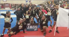  ?? PHOTO COURTESY JESS TOODLE ?? The Vallejo Jr. Jaguars Cheerleade­r (Pop Warner) won the cheer competitio­n for Yes League on Sunday, Oct. 30at Freedom High School in Oakley. The championsh­ip cheerleade­rs are: Harlym Sanders, Lauren Moore, Kali Sanders, Viviana Ceballos, Jianni Webb, Callie Fite, Aliyah Howse, Skye Thompson, Jordyn Clay, Daliyah Townsend, Tiera Tipler, and Dasani Bernstine. Also leading the way to victory were: VP-Kanisha Thompson; Cheer Director/Head CoachTania Jones; Assistant Coach-Jessica Toodle; Assistant Coach-Ariana Barber; Jr. Jr. Coach-Equaja Baker.