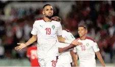  ?? NOUR AKANJA ?? YOUSSEF En-nesyri has struggled to find the back of the net at club level over the past two seasons, but has scored three goals in 2022 for Morocco.
Backpagepi­x