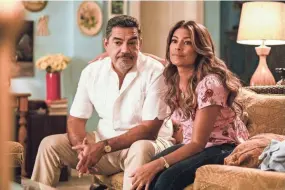  ?? LAURA MAGRUDER/ABC ?? Carlos Gomez, left, and Lisa Vidal appear in a scene from “The Baker and the Beauty.” Fans have launched a petition drive to find the sitcom a new home after it was canceled by ABC.