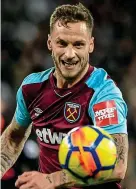  ??  ?? Back in form: Arnautovic