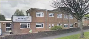  ??  ?? Parkway care home, Sketty, Swansea.