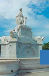  ??  ?? FUENTE DE LA INDIA O LA NOBLE HABANA Fue proyectada como símbolo de la ciudad