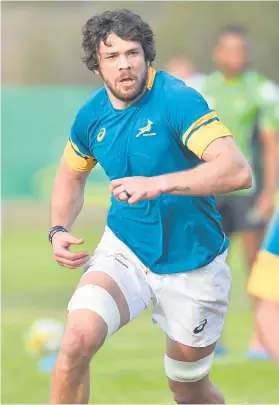  ?? Picture: Gallo Images ?? TOP NOTCH. Springbok assistant coach Johann van Graan believes captain Warren Whiteley is one of the best in the world at No 8.