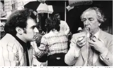  ??  ?? „Das ist Maigret“: Georg Markus im Gespräch mit Rupert Davies, 1976