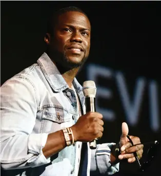  ?? GETTY IMAGES ?? Kevin Hart, who has made anti-gay comments in the past, said people can change, grow and evolve.