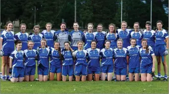  ??  ?? The St Pat’s team after their defeat of Baltinglas­s in the SFC semi-final. s