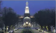  ?? BEN HASTY — MEDIANEWS GROUP ?? Reading Hospital Clock Tower