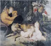  ?? LaPresse ?? Il quadroIl “Ritrovamen­to di Romolo e Remo” (1915-1916) del pittore fiammingo Rubens