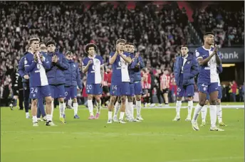  ?? FOTO: MD ?? El Atlético de Madrid cayó en San Mamés en la vuelta de la semifinal de la Copa del Rey