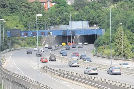  ??  ?? > Solving traffic congestion on the M4 around the Brynglas tunnels, Newport, is not the only transport issue adversely affecting business in Wales