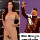  ??  ?? S CARPET host Solenn Heussaff DIGS Dimagiba presenting the new Samsung Galaxy S6 edge+